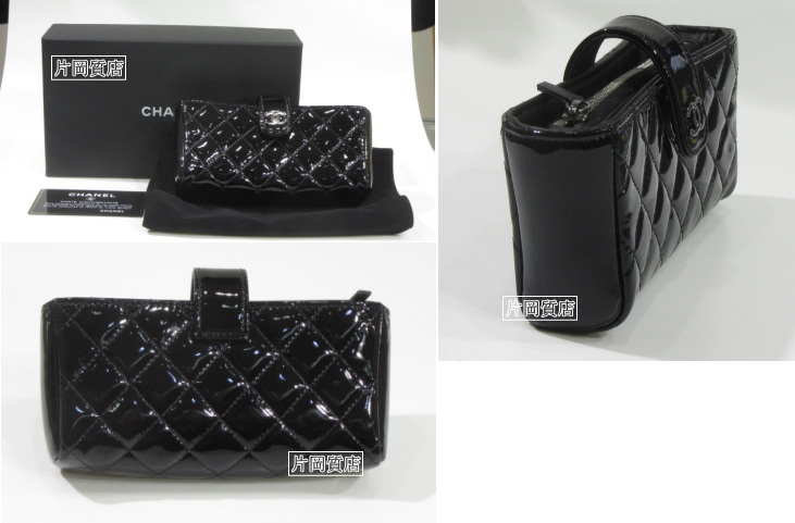 ブランド別 ＞ シャネル / CHANEL ＞ シャネル エナメル モバイルケース ポーチ 黒